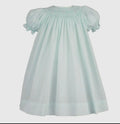 Petit Ami Smocked Bishop with Pearls